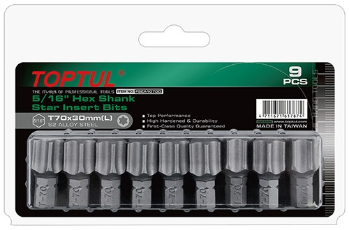 Біти / торцеві голівки TOPTUL FSEA1070G