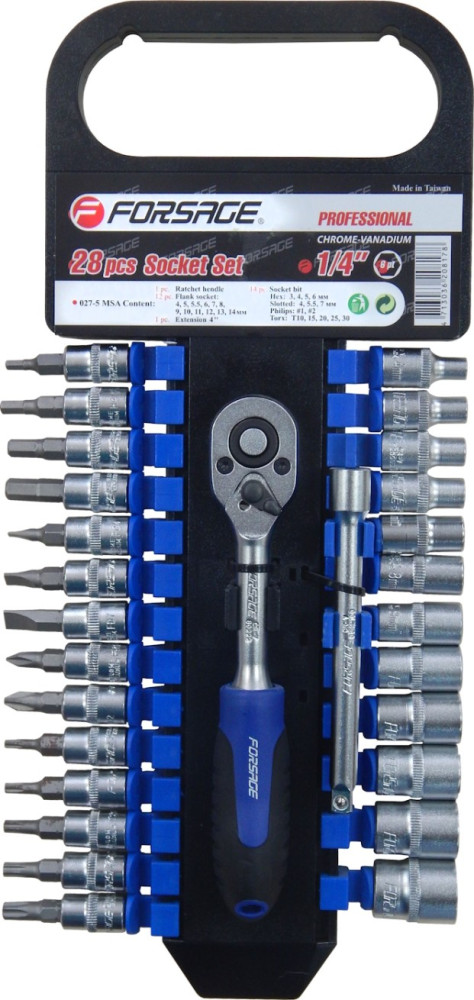 Біти / торцеві голівки Forsage F-027-5 MSA