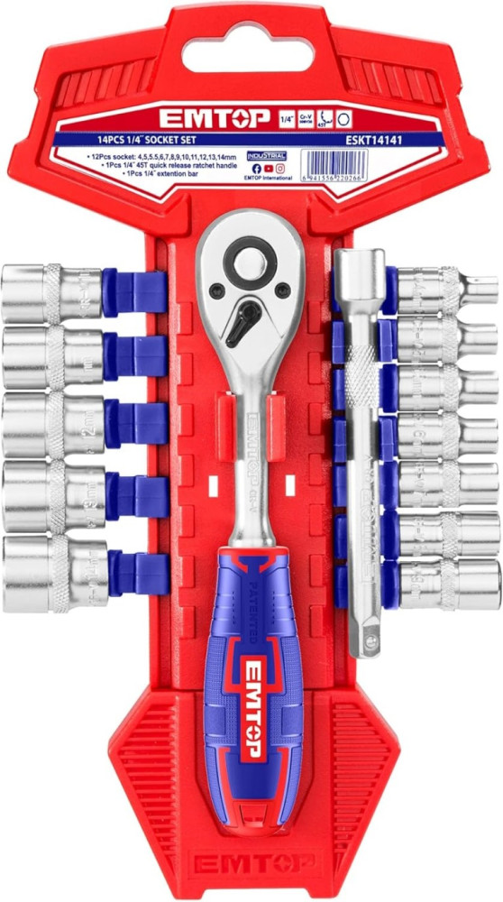 Біти / торцеві голівки EMTOP ESKT14141