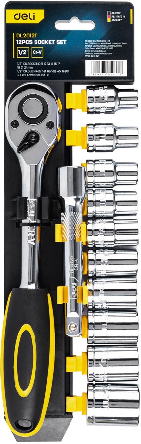 Біти / торцеві голівки Deli EDL2012T