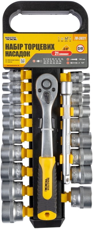 Біти / торцеві голівки Master Tool 78-3821