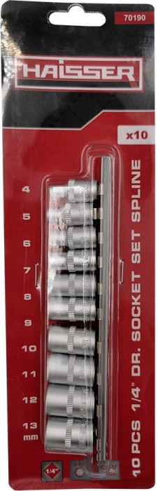Біти / торцеві голівки Haisser 70190