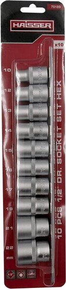 Біти / торцеві голівки Haisser 70189