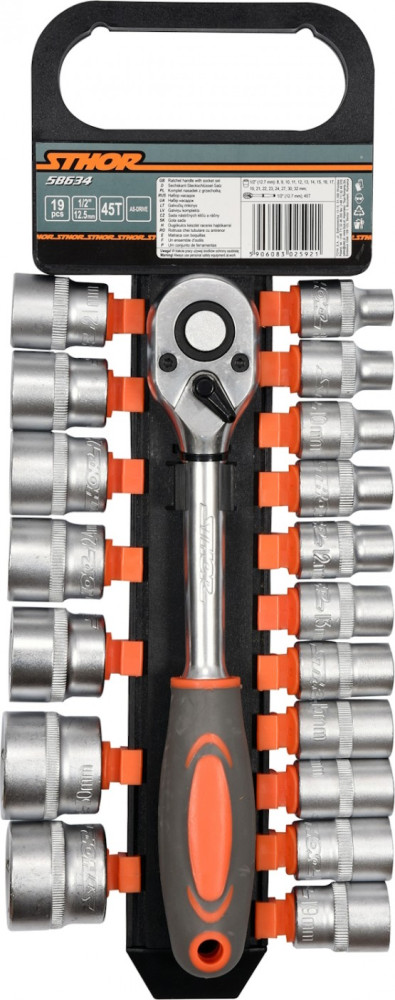Біти / торцеві голівки Sthor 58634