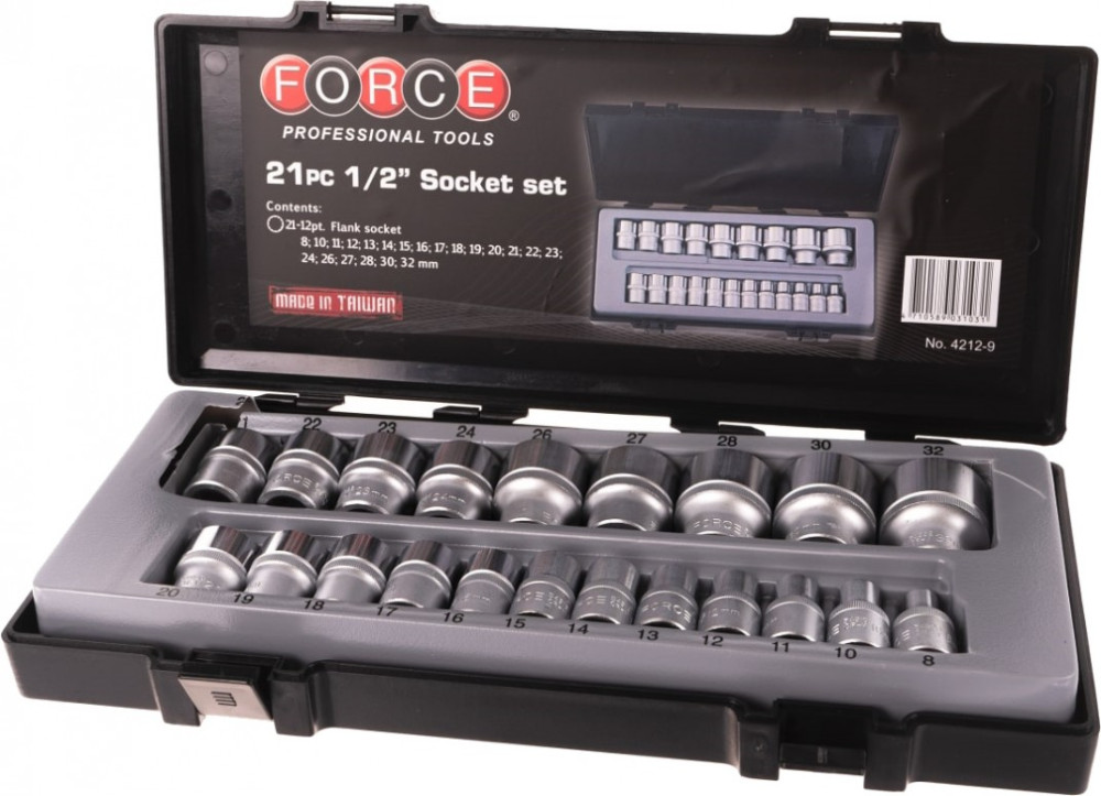 Біти / торцеві голівки Force 4212-9