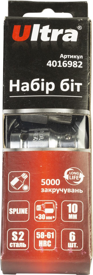 Біти / торцеві голівки Ultra 4016982