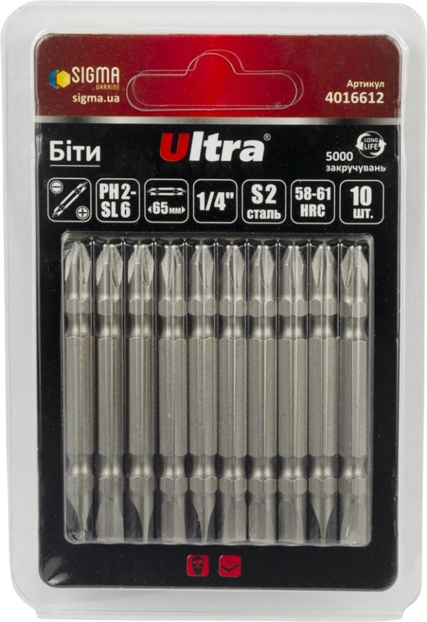 Біти / торцеві голівки Ultra 4016612