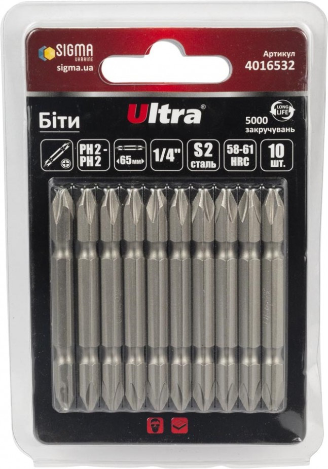 Біти / торцеві голівки Ultra 4016532