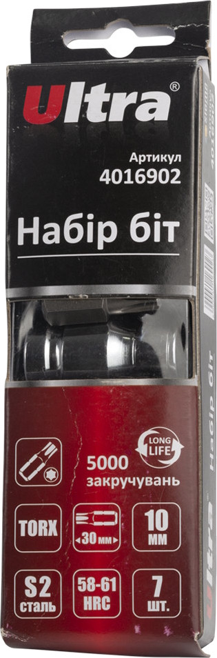 Біти / торцеві голівки Ultra 4016902