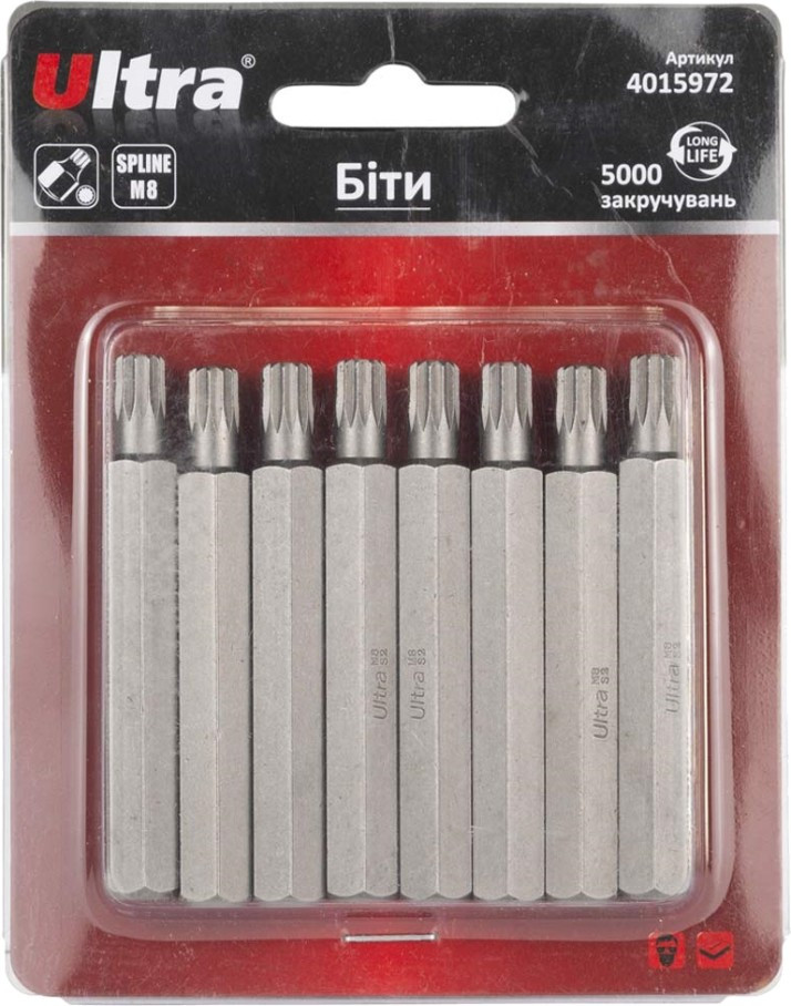 Біти / торцеві голівки Ultra 4015972