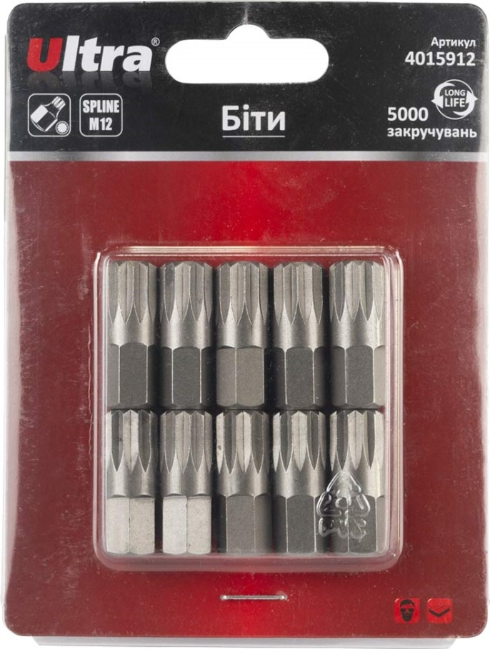Біти / торцеві голівки Ultra 4015912