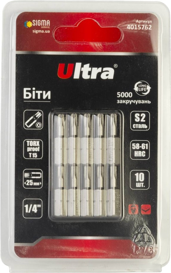 Біти / торцеві голівки Ultra 4015762