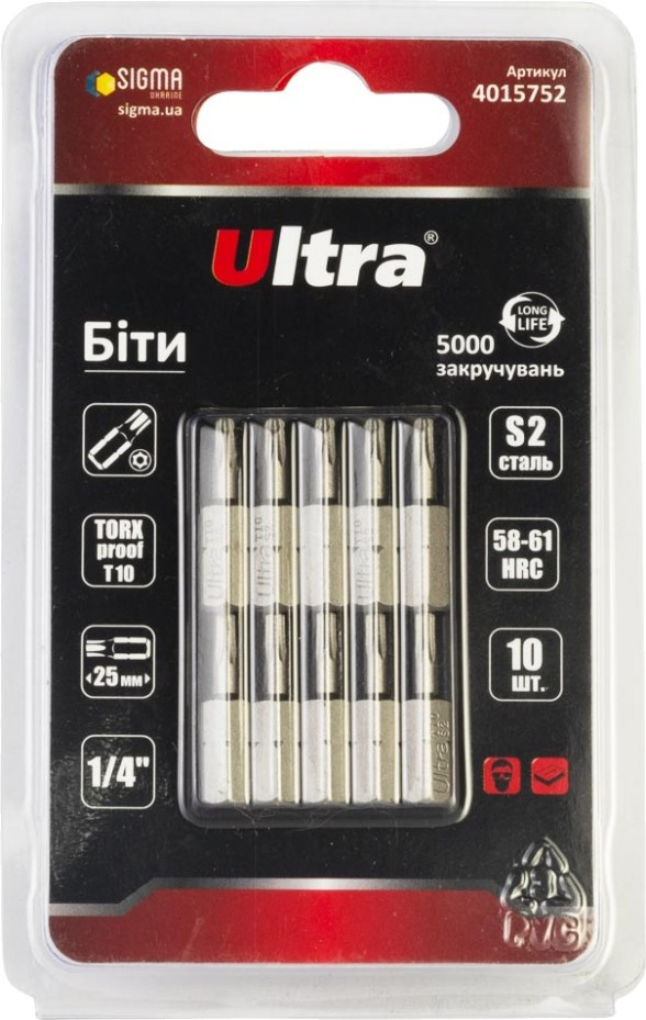 Біти / торцеві голівки Ultra 4015752