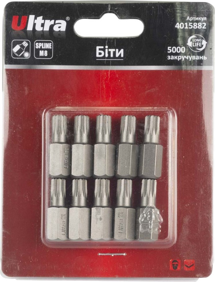 Біти / торцеві голівки Ultra 4015882