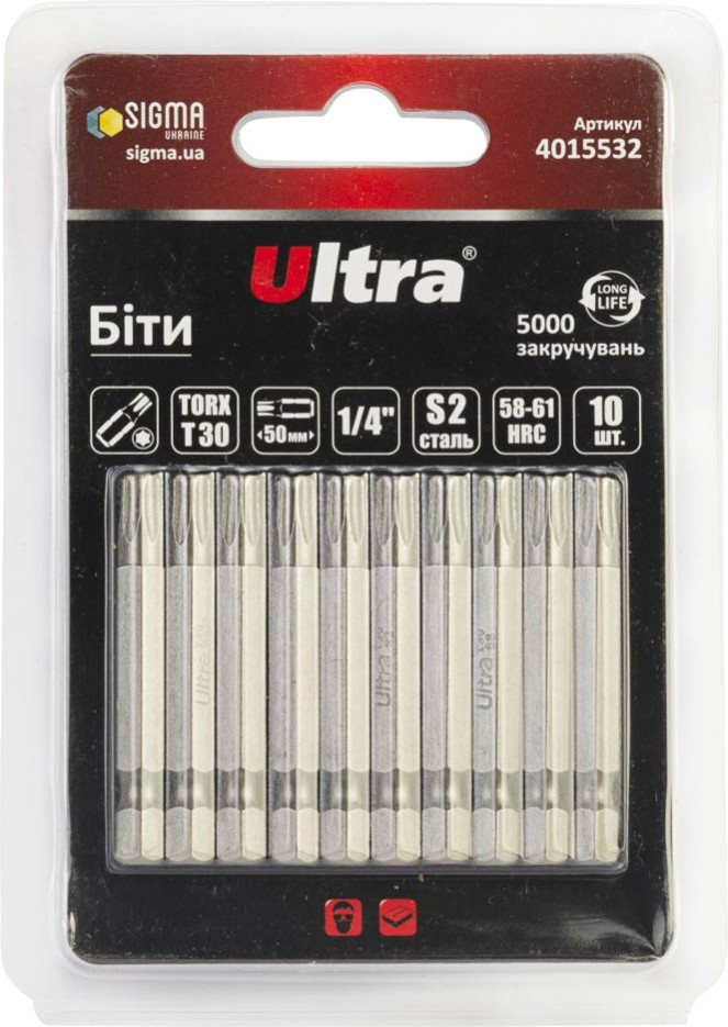 Біти / торцеві голівки Ultra 4015532