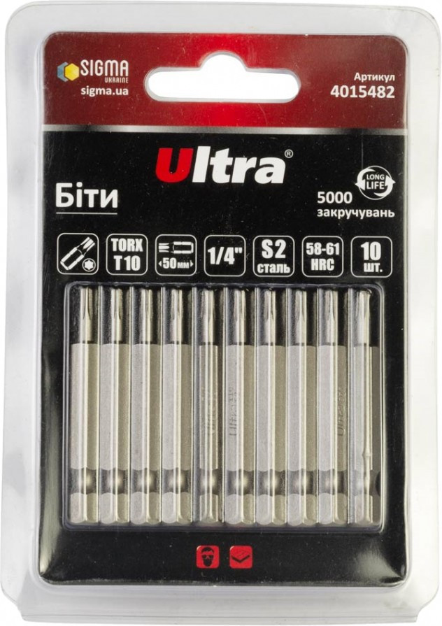Біти / торцеві голівки Ultra 4015482