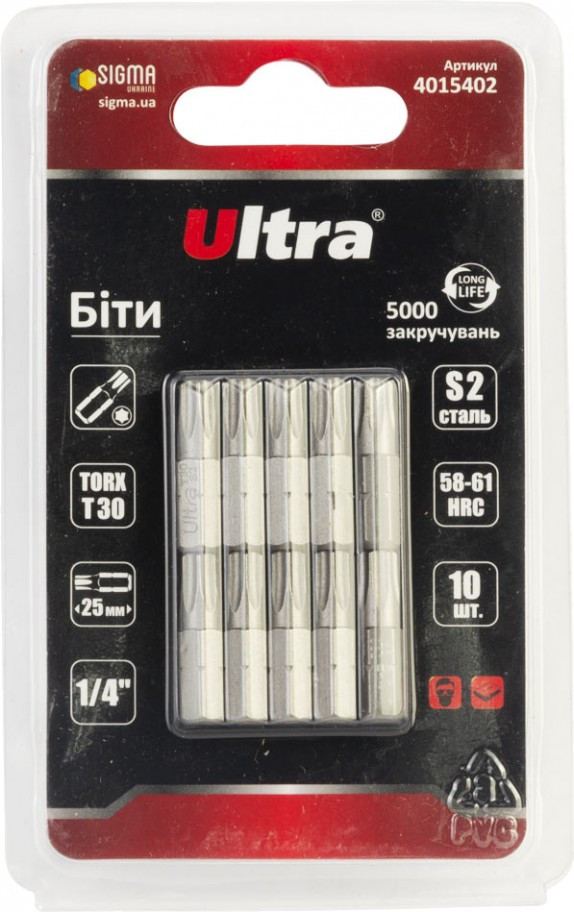 Біти / торцеві голівки Ultra 4015402