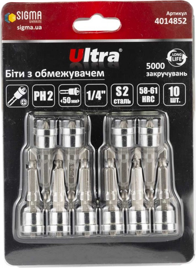 Біти / торцеві голівки Ultra 4014852