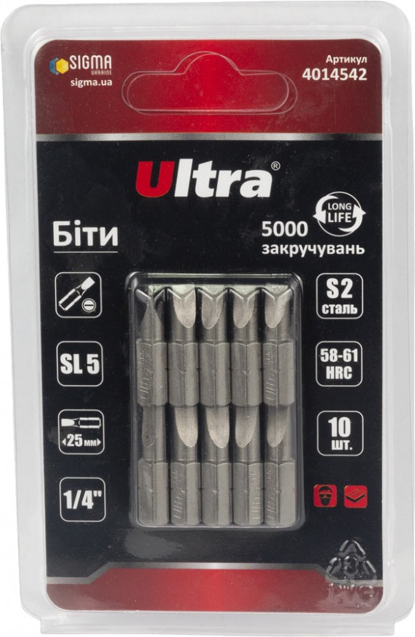 Біти / торцеві голівки Ultra 4014542