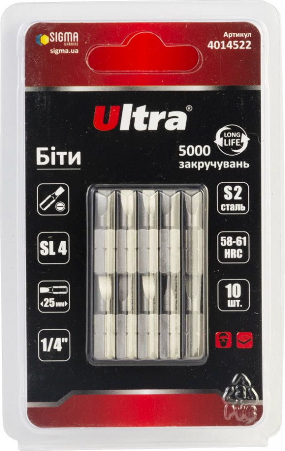 Біти / торцеві голівки Ultra 4014522