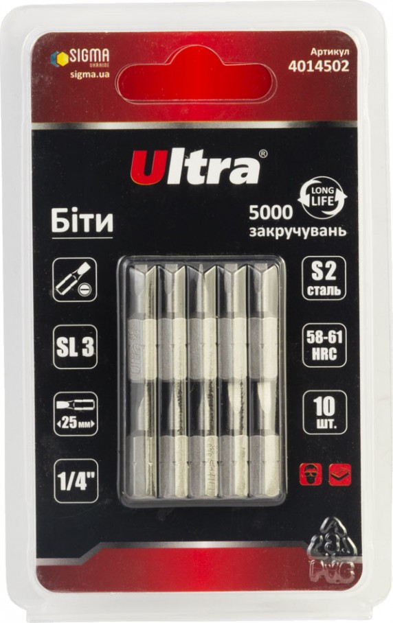 Біти / торцеві голівки Ultra 4014502
