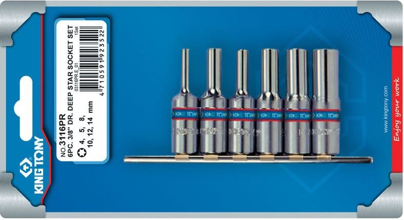 Биты / торцевые головки KING TONY 3116PR