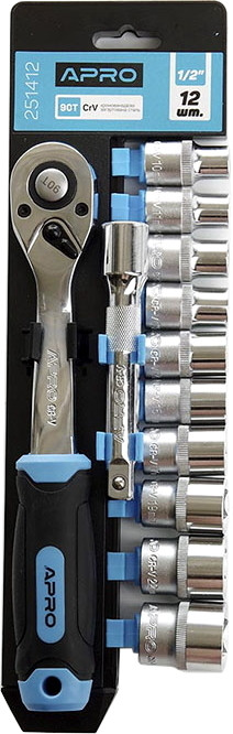 Біти / торцеві голівки Apro 251412