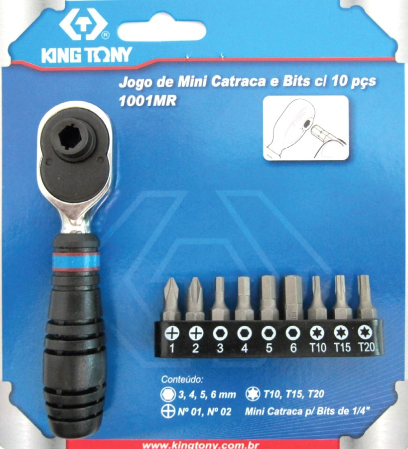 Біти / торцеві голівки KING TONY 1001MR