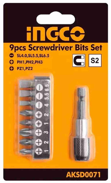 Біти / торцеві голівки INGCO AKSD0071