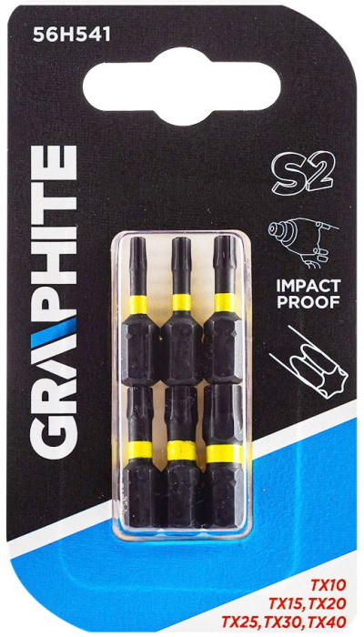 Біти / торцеві голівки Graphite 56H541