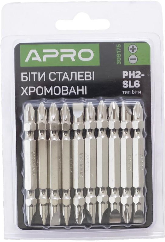 Біти / торцеві голівки Apro 309175
