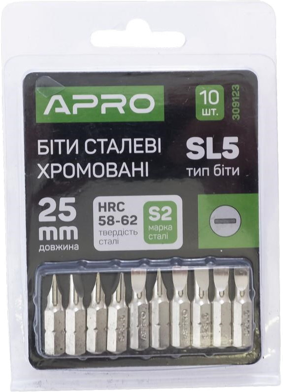 Біти / торцеві голівки Apro 309123