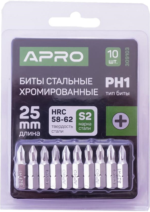 Біти / торцеві голівки Apro 309103