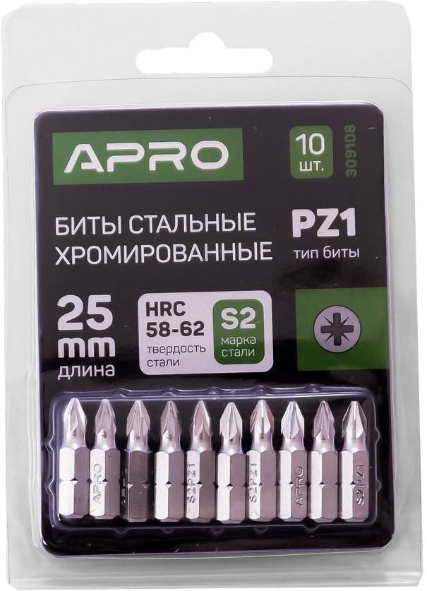 Біти / торцеві голівки Apro 309108