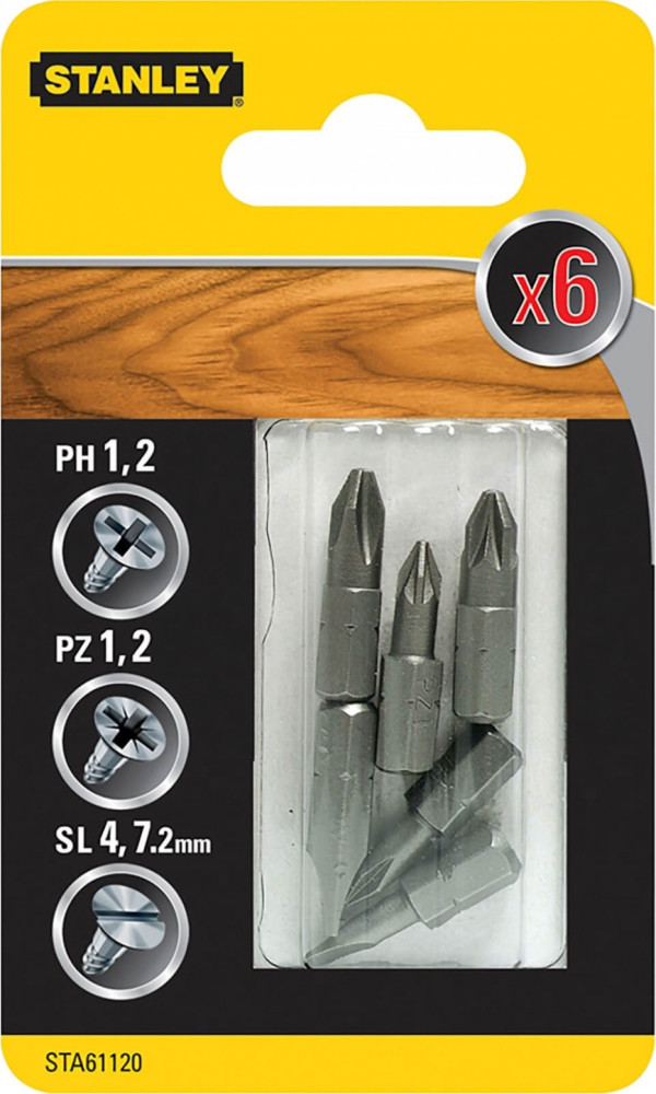 Біти / торцеві голівки Stanley STA61120