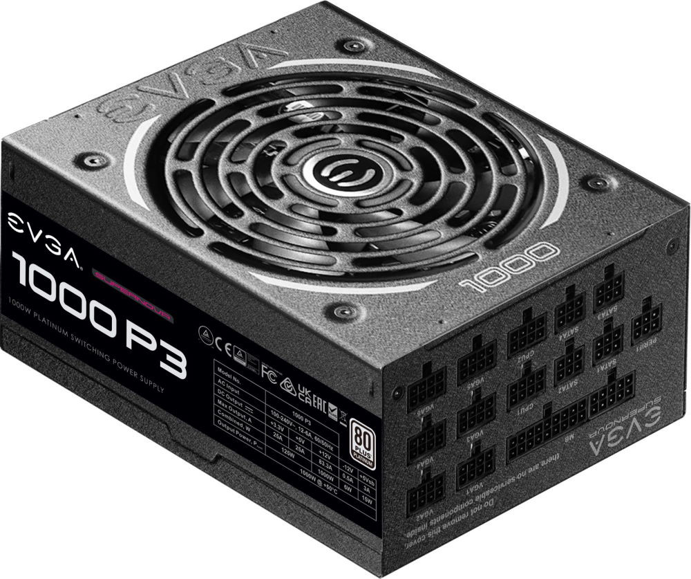 Блок живлення EVGA SuperNOVA P3 1000 P3 (220-P3-1000-X1)