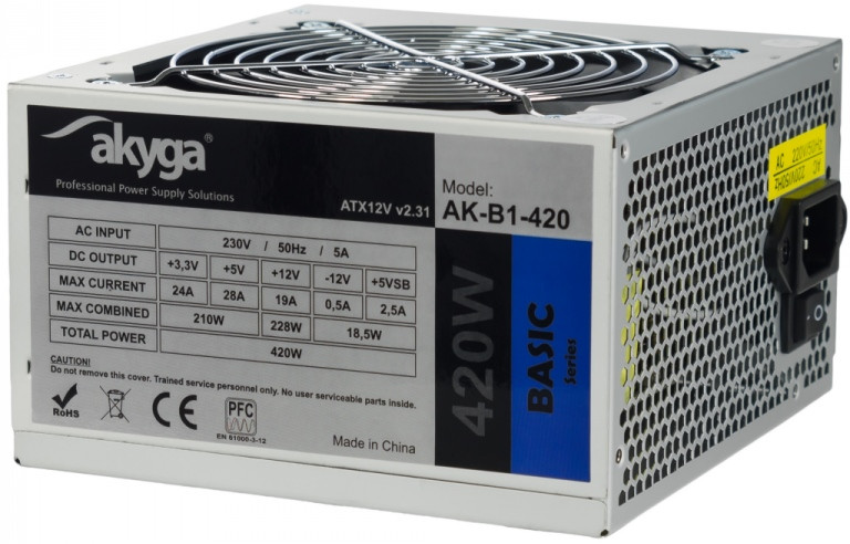 Блок живлення Akyga Basic AK-B1-420