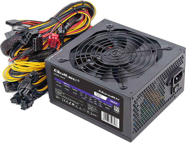 Блок живлення Qoltec Gaming Miner GM 1800 (50348)