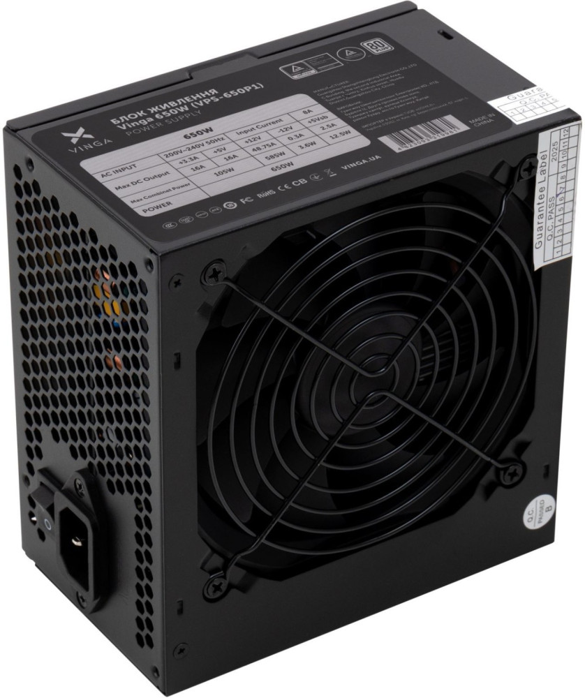 Блок питания Vinga VPS P1 VPS-650P1