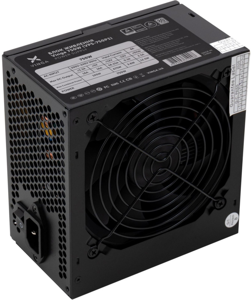 Блок питания Vinga VPS P1 VPS-750P1