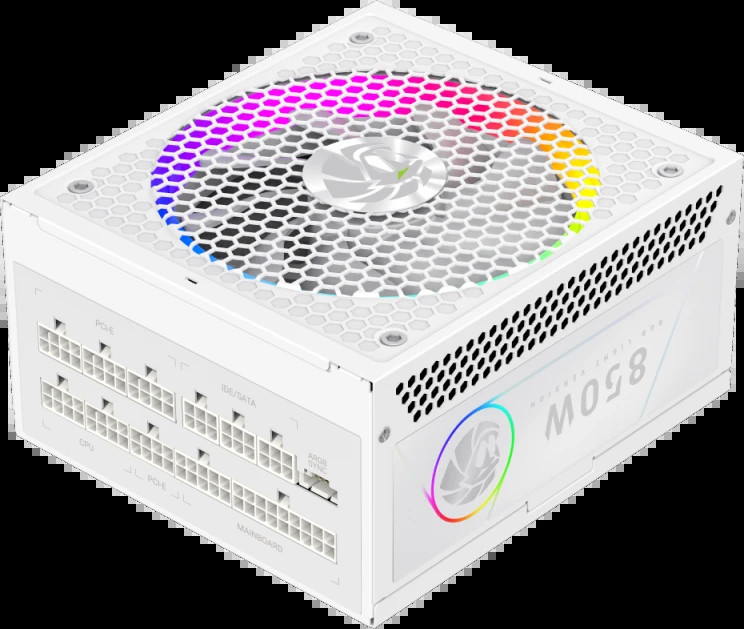 Блок живлення Gamemax RGB 2025 RGB 850G White