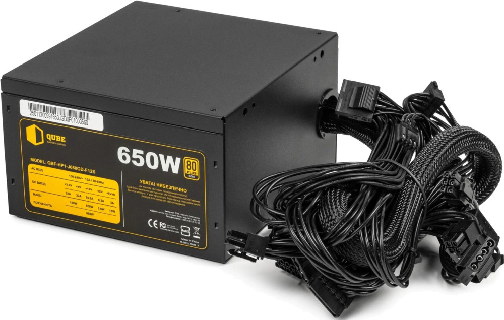 Блок живлення QUBE QBF-HP1 QBF-HP1-J650GD-F12S