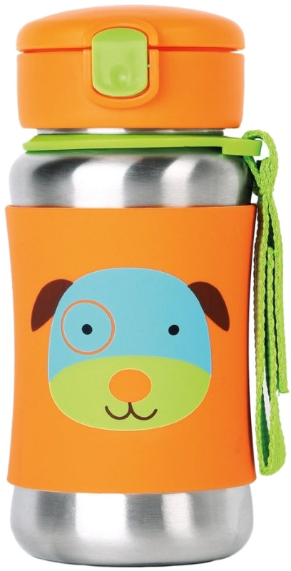 Термопоильник Skip Hop Zoo Stainless Steel Straw Bottle