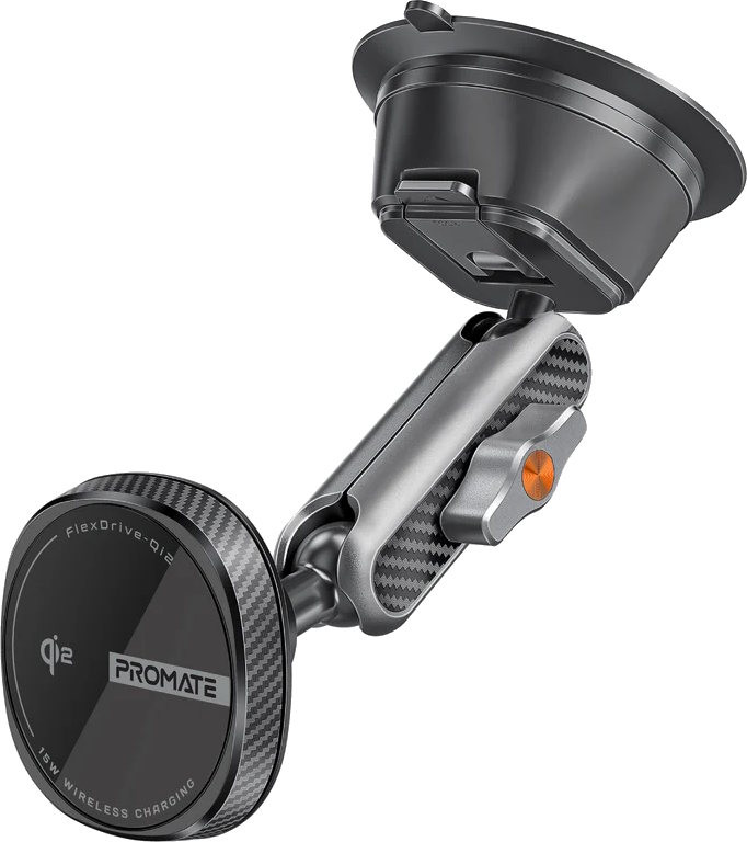 Тримач / авто зарядка Promate FlexDrive-Qi2