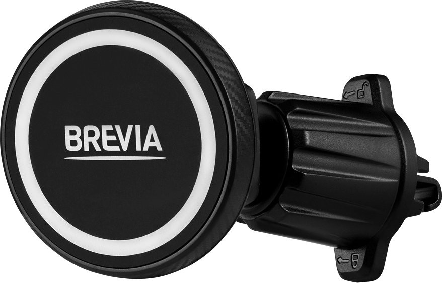 Тримач / авто зарядка Brevia AirVent Ultra MagCircle