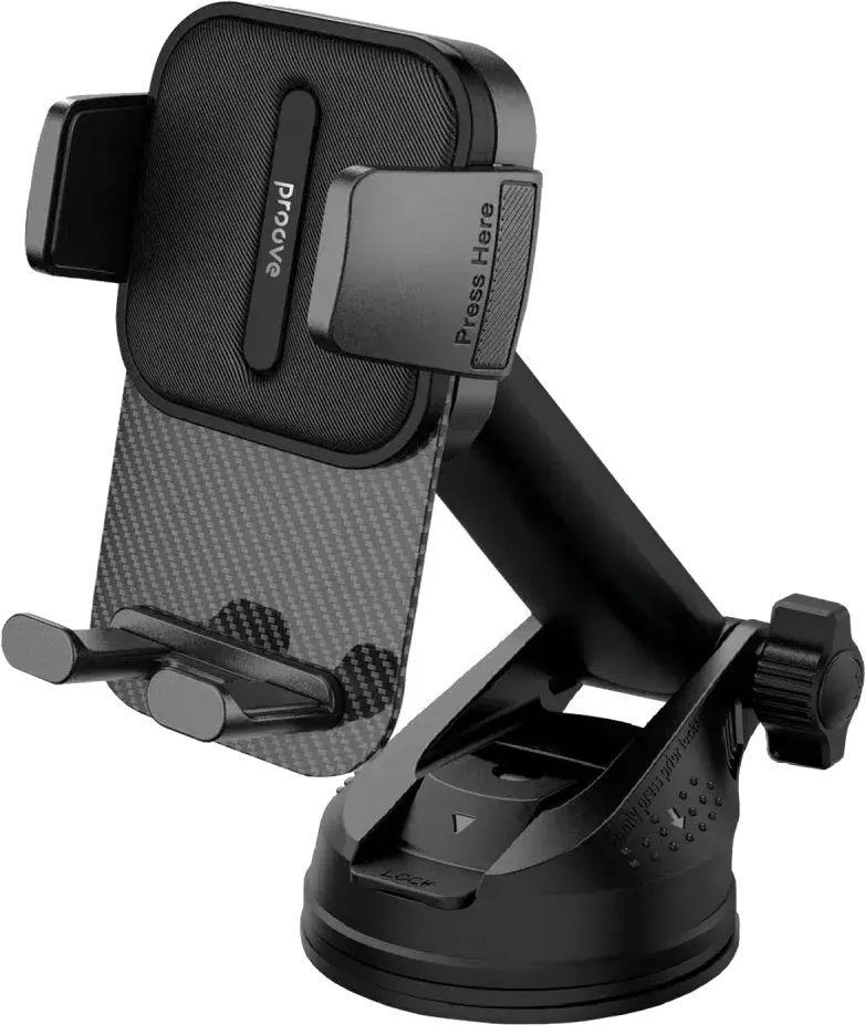 Тримач / авто зарядка Proove Carbon Clamp Suction Type Car Mount