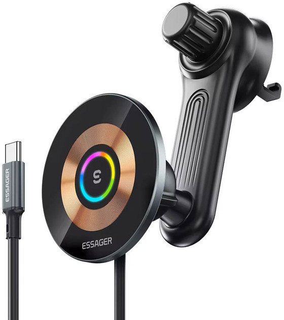 Тримач / підставка Essager Arpege 15W Magnetic Wireless Car Charger