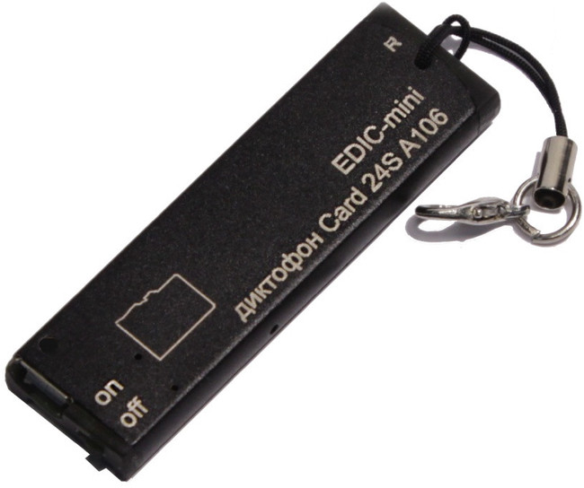 Диктофон Edic-mini Card24S A106