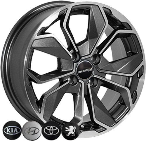 Литий диск Replica 6362 6,5x16/4x100 ET38 DIA60,1