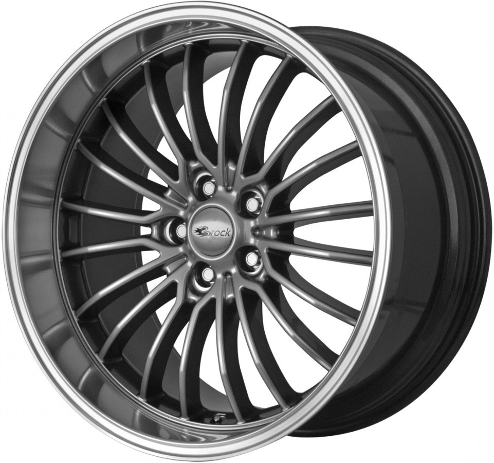 Литий диск Brock B24-GP 8,5x19/5x108 ET45 DIA72,6